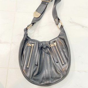 YSL Yves Saint Laurent Black Leather Bow Bag